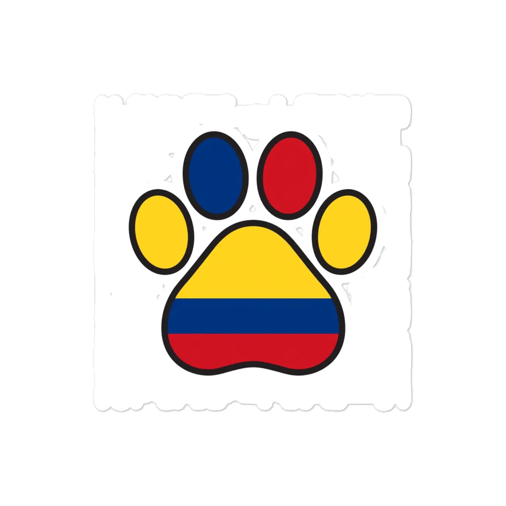 Calcomanía — diseño Huella Tricolor
